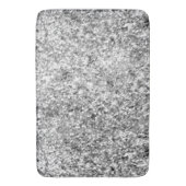 Silver Glitter Sparkle Badmat (Voorkant Verticaal)