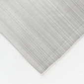 Silver Glitter Sparkle Eyelashes Monogram Naam Fleece Deken (Hoek)