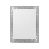 Silver Glitter Sparkle Metallic Kijk Notitieblok (Gedraaid)