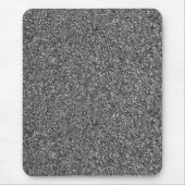Silver Glitter Sparkle Metallic Muismat (Voorkant)