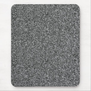 Silver Glitter Sparkle Metallic Muismat