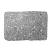 Silver Glitter Sparkles Badmat (Voorkant)