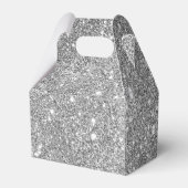 Silver Glitter Sparkles Bedankdoosjes (Achterkant)