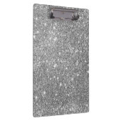 Silver Glitter Sparkles Klembord (Rechts)