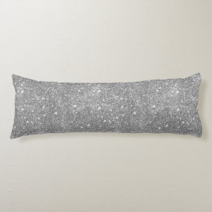 Silver Glitter Sparkles Lichaamskussen
