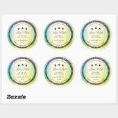 Silver Glitter Stars Product Labels Blauwgroen Gee (Vel)