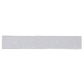Silver Glitter Texture White Sparkling Diamond Lange Tafelloper (Horizontaal)