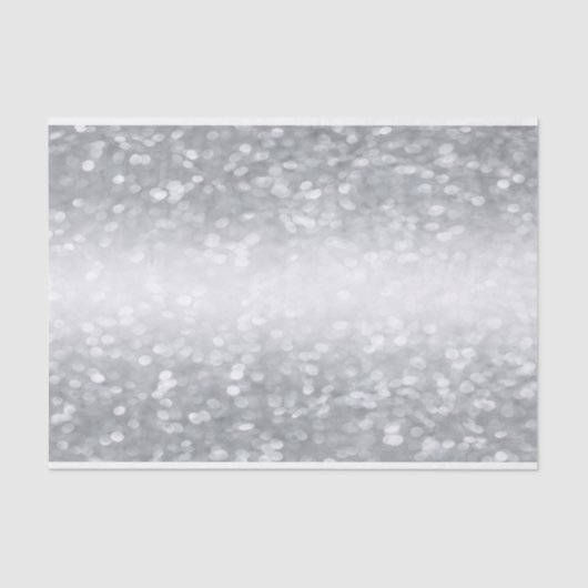 Silver Glitter-weefselpapier Tissuepapier (Voorkant)