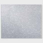 Silver Glitter Wrapping Paper Cadeaupapier (Vlak)