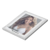 Silver Glitz Autograph Pad Notitieblok (Gedraaid)