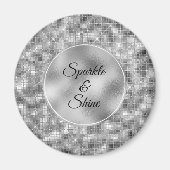 Silver Glitz Magneet (Voorkant)
