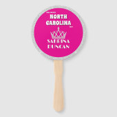 Silver Glitz Pageant Fan Waver 10-Pack Handwaaier (Achterkant)