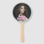 Silver Glitz Pageant Fan Waver 10-Pack Handwaaier (Voorkant)