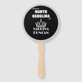 Silver Glitz Pageant Fan Waver 10-Pack Handwaaier (Achterkant)