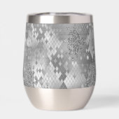 Silver Glitzy Glitter Snake Skin (Achterkant)