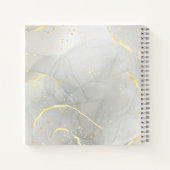 Silver Gold Artist Guest Book for Art Show Notitieboek (Achterkant)