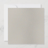 SILVER GOLD BLACK LEOPARD BACHELORETTE INVITATIE KAART (Achterkant)