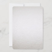 Silver Gold Floral Bewaar de datum Save The Date (Achterkant)