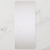 Silver Gold Floral Menu (Achterkant)