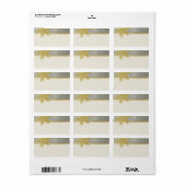 Silver Gold Sneeuwvlok Bruiloft Blank Adresetikett Etiket (Full Sheet)