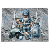 Silver Golf Elf Groot Cadeauzakje (Voorkant)