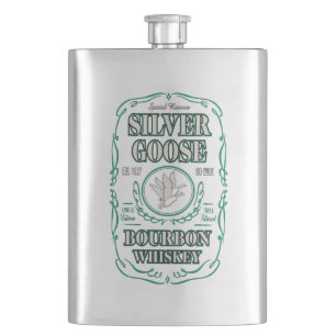 Silver Goose Bourbon Whiskey Flacon