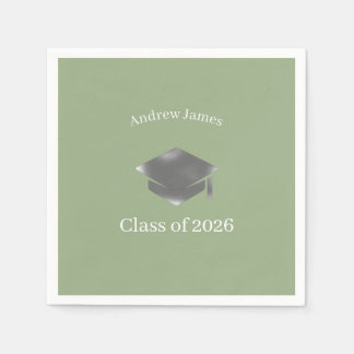  Silver Graduation Cap -Class of 2026= no3 Servet