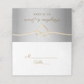 Silver Gray Wedding (Buitenkant ongevouwen)