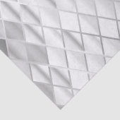 Silver Grey Diamond Pattern Tissuepapier (Detail)