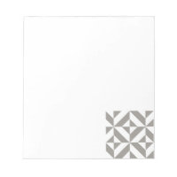 Silver Grey Geometric Deco Cube Pattern
