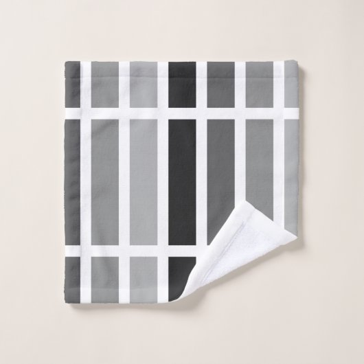 Silver Grey Hues Bad Handdoek (Wasdoekje)