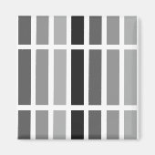 Silver Grey Hues Magneet (Voorkant)