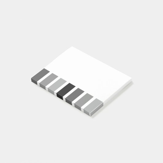 Silver Grey Hues Post-it® Notes (Schuin)