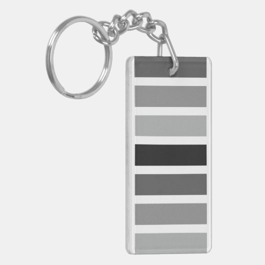 Silver Grey Hues Sleutelhanger (Voorkant Links)