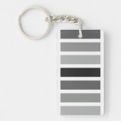 Silver Grey Hues Sleutelhanger (Voorkant)