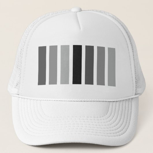 Silver Grey Hues Trucker Pet (Voorkant)