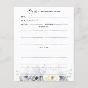 Silver Grey Ivory Floral Boho Vrijgezellenfeest Re