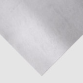 Silver Grey Metallic Minimal Branding Bridal Tissuepapier (Detail)
