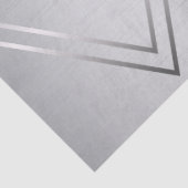 Silver Grey Metallic Tissuepapier (Detail)