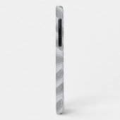 Silver Grey Monogram Watermelon Case-Mate iPhone Case (Achterkant/links)