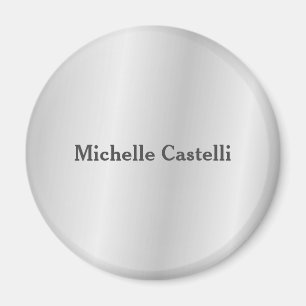 Silver Grey Professional, uniek, klassiek eenvoudi Magneet