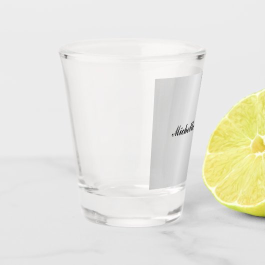 Silver Grey Professional, uniek, klassiek eenvoudi Shot Glas (Links)