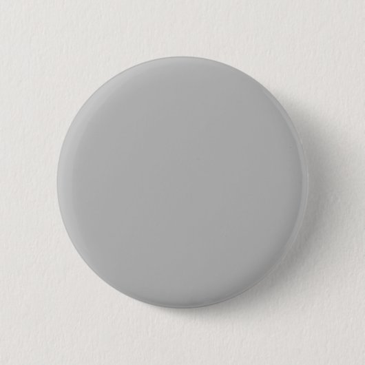 Silver Grey Round Pin-back Button (Voorkant)