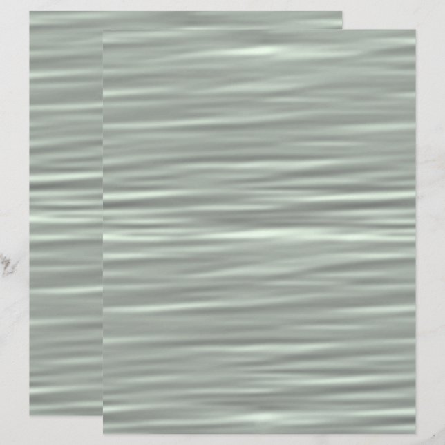 Silver Grey Satin-look Scrapbook Paper (Voorkant / Achterkant)