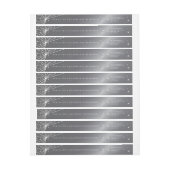 Silver-Grey Spider Web Wraparound Address Label (Vel)