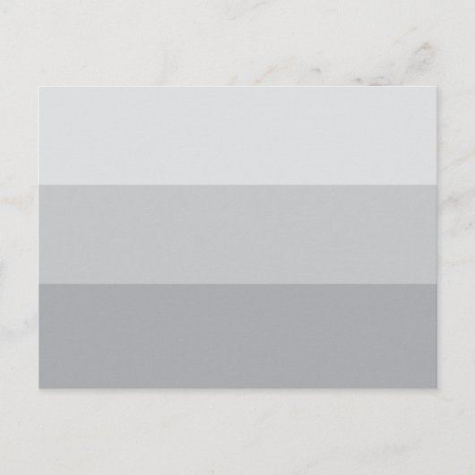 Silver Grey Striped Briefkaart (Voorkant)