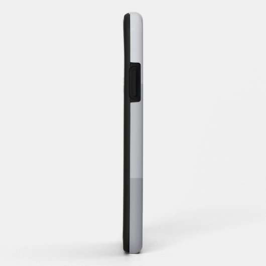 Silver Grey Striped Case-Mate iPhone Case (Achterkant/rechts)