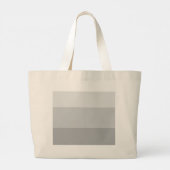 Silver Grey Striped Grote Tote Bag (Achterkant)