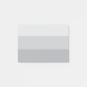 Silver Grey Striped Post-it® Notes (Voorkant)