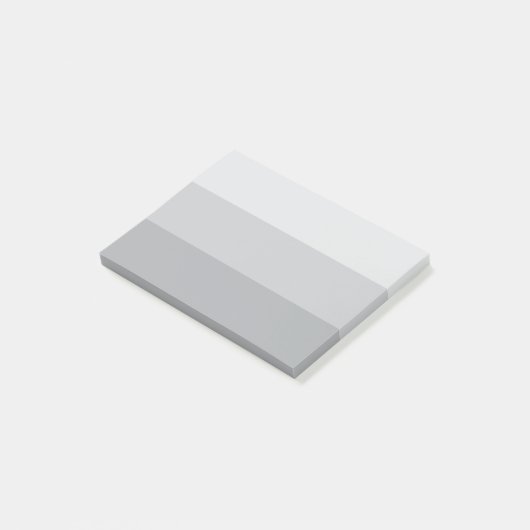 Silver Grey Striped Post-it® Notes (Schuin)